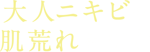 大人ニキビや肌荒れを防ぐ